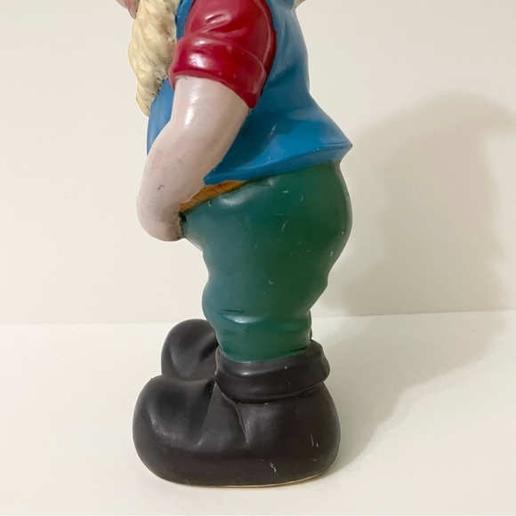 Vintage 1992 Gnome Artline Garden Statue 10” Plastic Hard Decor - Picture 8 of 16